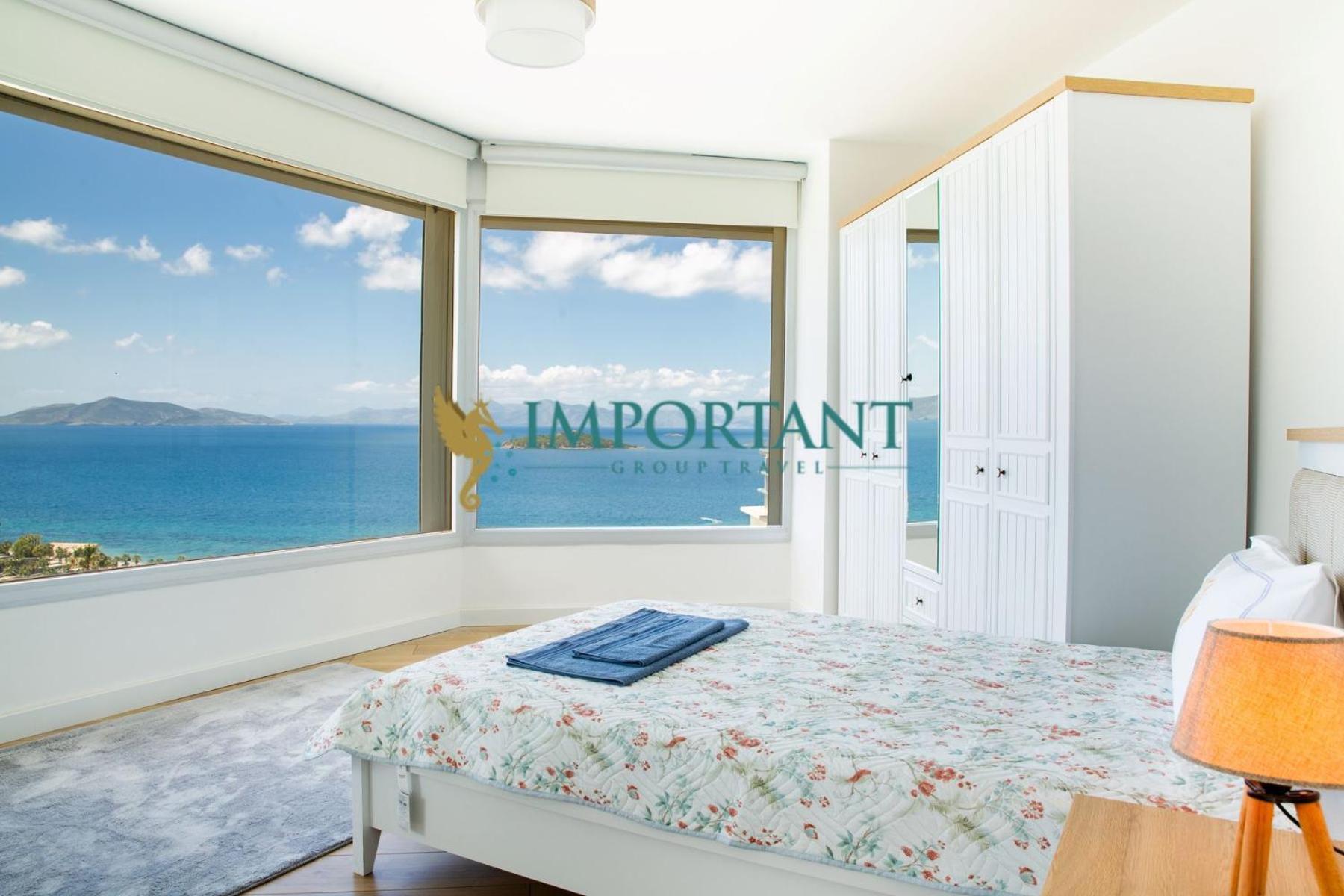Bd4123 Five Bedroomed With Pool And Sea View Villa Bodrum